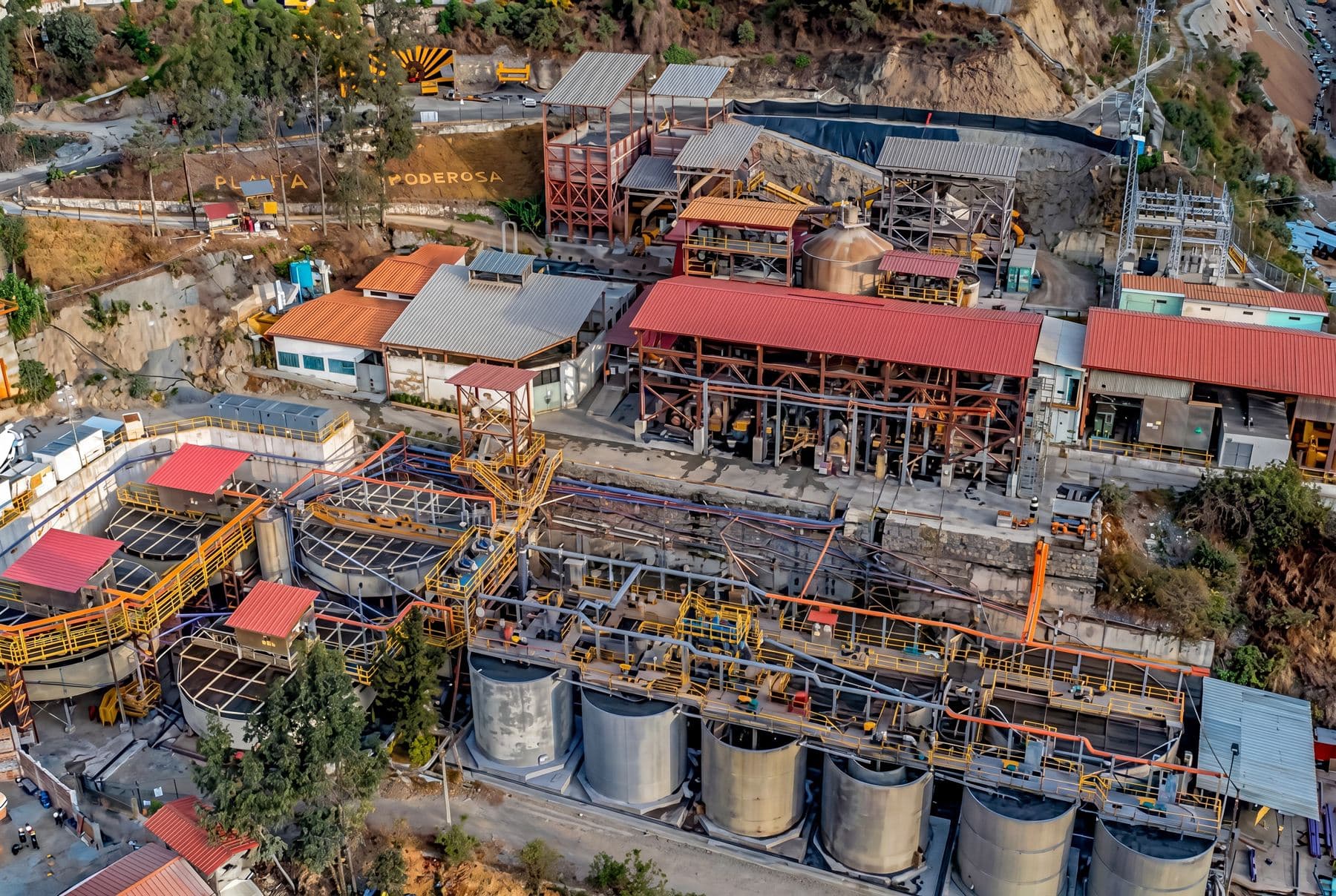 Planta de procesamiento de mineral
