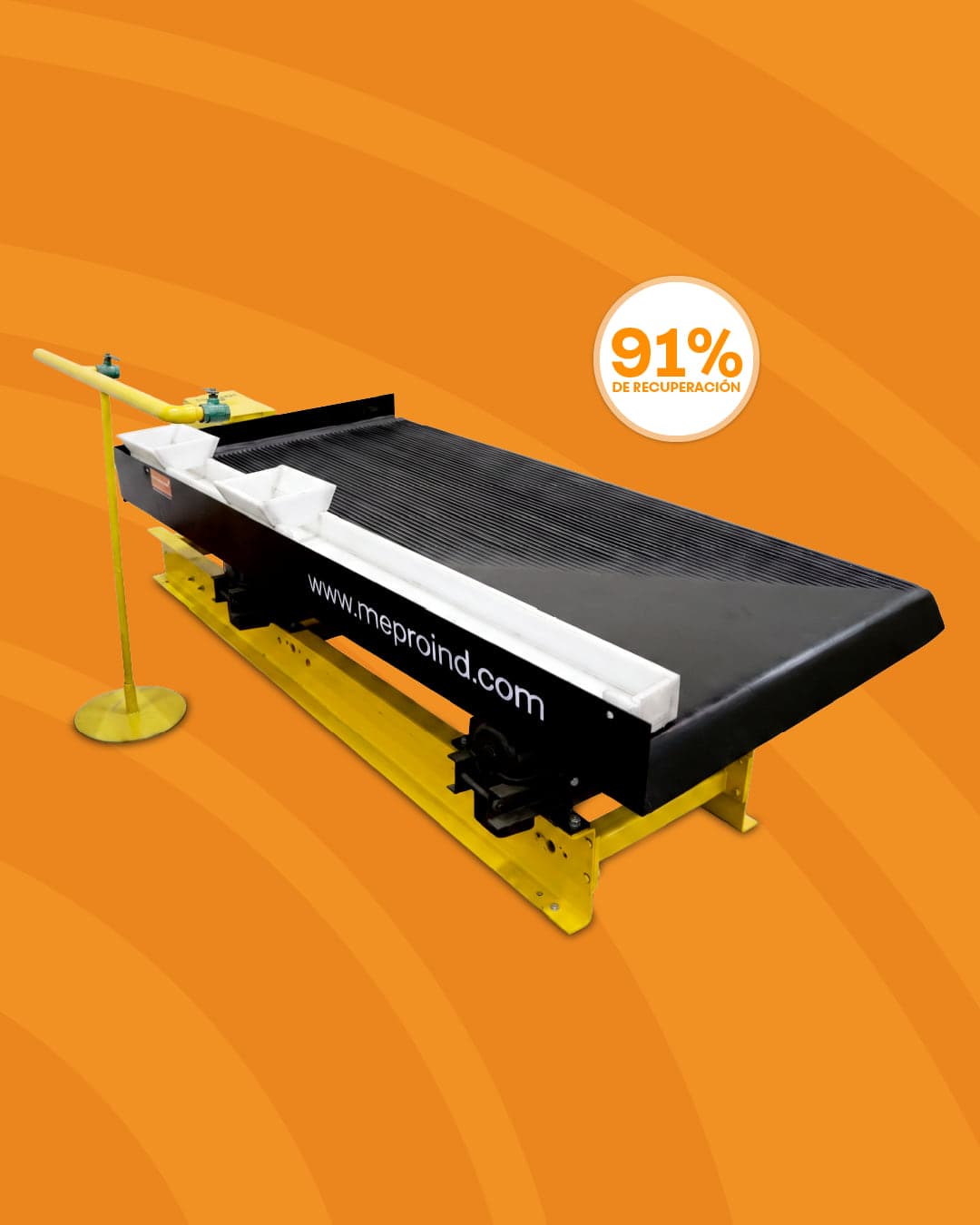 Mesa gravimétrica XL-50 — hasta 1 t/h, la más popular